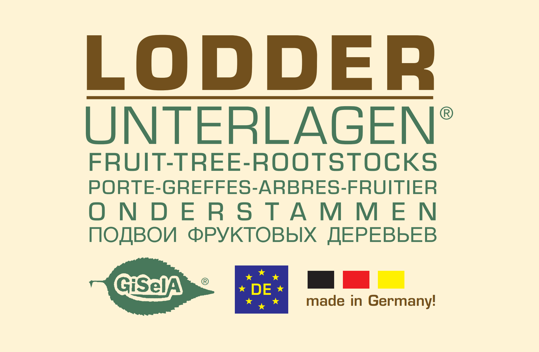LODDER ROOTSTOCKS